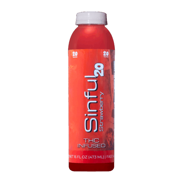 Sinful 20 - Strawberry - 16 oz Drink